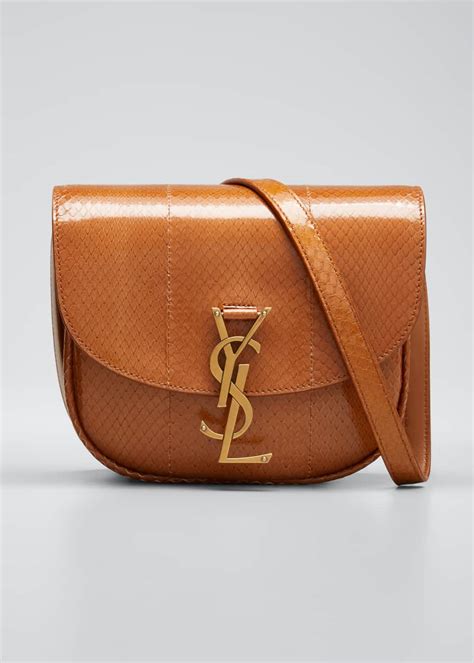 ysl bag snakeskin|Saint Laurent Kaia Small Snakeskin YSL Crossbody Bag.